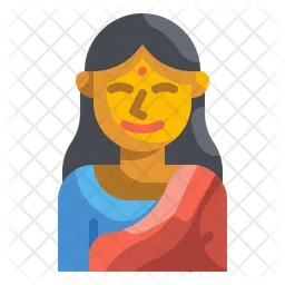 Indian Woman  Icon