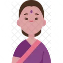 Indian Woman  Icon