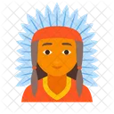 Amerikaner Indianer Indianer Symbol