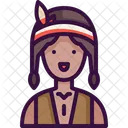 Indianer Mann  Symbol