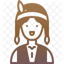 Indianer Mann  Symbol