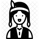 Indianer Mann  Symbol