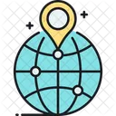 Indicacoes Geograficas Localizacao Global Localizacao Ícone