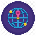 Indicacoes Geograficas Localizacao Global Localizacao Icon