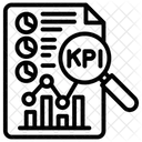 Indicador De Desempenho Kpi Infograficos Ícone