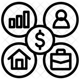 Indicadores econômicos  Ícone