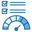 Mesures De Performance Evaluation Des Performances Analyse Icône