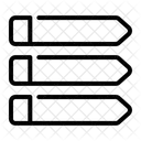 Indice Lista Diseno Icono