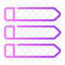 Indice Lista Diseno Icono
