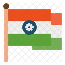 Indien Flagge  Symbol