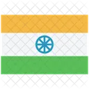 Indien Flagge  Symbol