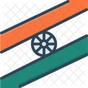 Indien Flagge  Symbol