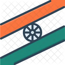 Indien Flagge  Symbol