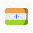 Indien Flagge  Symbol