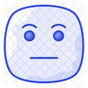 Indifferent Neutral Uncaring Icon