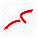 Indonesisches Flaggenband  Symbol