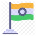 Indische Flagge  Symbol