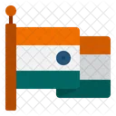 Indische Flagge  Symbol