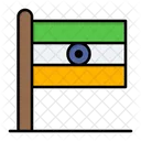 Indische Flagge  Symbol