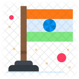 Indische Flagge  Symbol