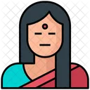 Indische Frau  Icon