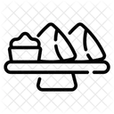 Servieren Dip Sosse Symbol