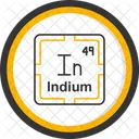 Indium Preodic Table Preodic Elements 아이콘