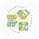 Individuals Interactions Collaboration Icon