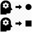 Individuelle Meinung Spezifische Meinung Individueller Glaube Symbol
