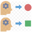 Individuelle Meinung Spezifische Meinung Individueller Glaube Symbol