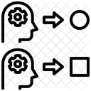 Individuelle Meinung Spezifische Meinung Individueller Glaube Symbol