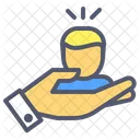 Individual Cuidado Proteger Icono