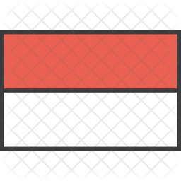 9,360 Flag Of Indonesia Colored Outline Icons - Free in SVG, PNG