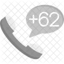 Indonesia Dial Code  Icon