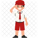 Boy Indonesia Independence Day Icon