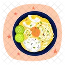 Indonesian Chicken Yellow Soup Soup Soto Icon