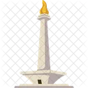 National Monument Indonesia Icon