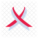 Ribbon Red White National Icon