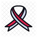 Ribbon Red White National Icon