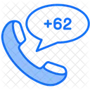 Indonesien Land Code Symbol