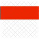 Flagge Land Indonesien Symbol