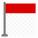 Flagge Land Indonesien Symbol