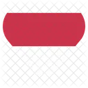 Indonesien Flagge Symbol