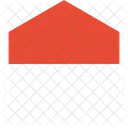 Indonesien Flagge Welt Symbol