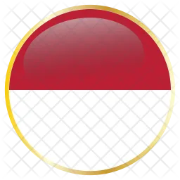 Indonesien Flag Symbol