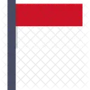 Indonesien Flagge Symbol