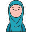 Indonesisch Muslim Dame Symbol