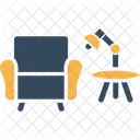 Indoor Setting Decorating Furniture Icon