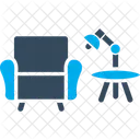 Indoor Setting Decorating Furniture Icon