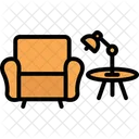 Indoor Setting Decorating Furniture Icon